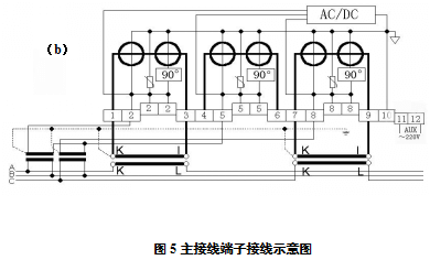 威勝DSSD331-9D主端子接線圖