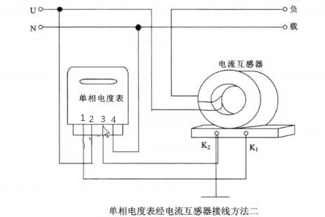 單相電表接線圖