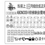 智能電表屏顯圖標說明